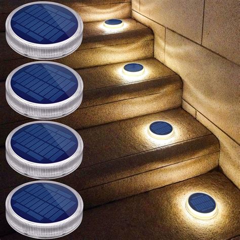 Amazon.com: Led Solar Step Lights Outdoor Waterproof.